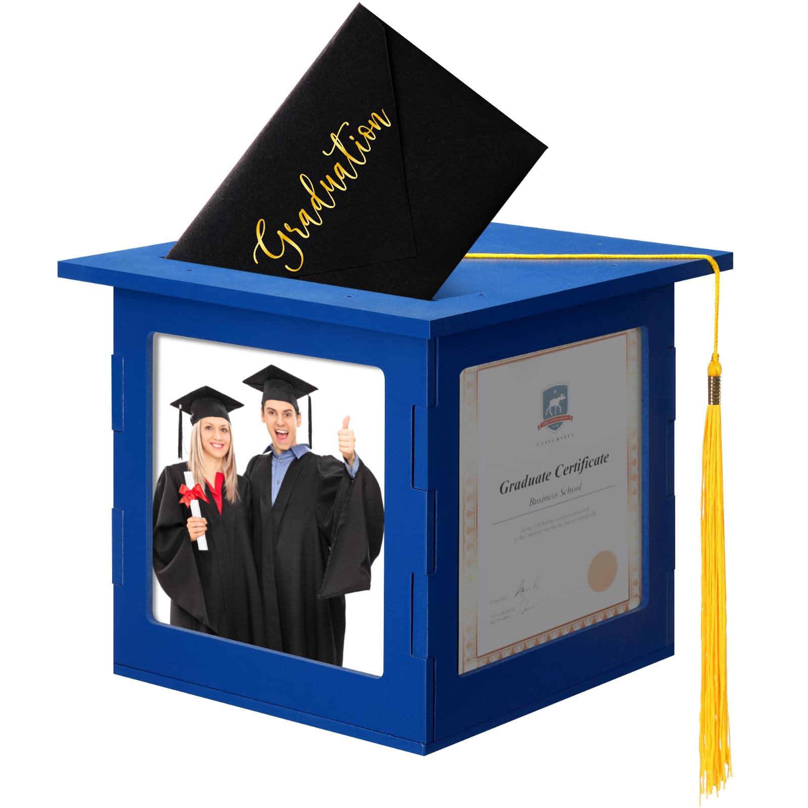 Amazon.com: Menkxi 2026 Wooden Graduation Card Box Holder for